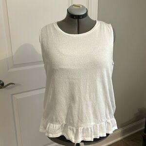 White Michael Kors top
